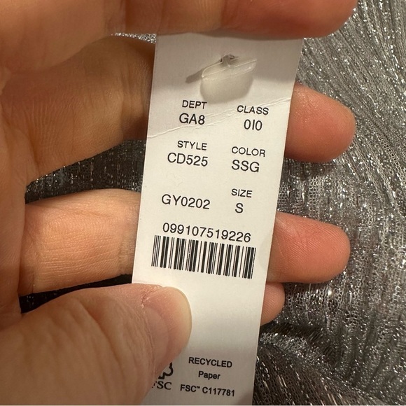 J crew Sheer metallic boatneck top - Picture 2 of 2